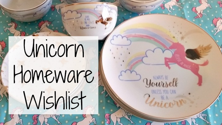 Asda unicorn top dinner set